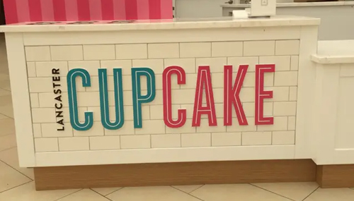 Lancaster Cupcake Sign